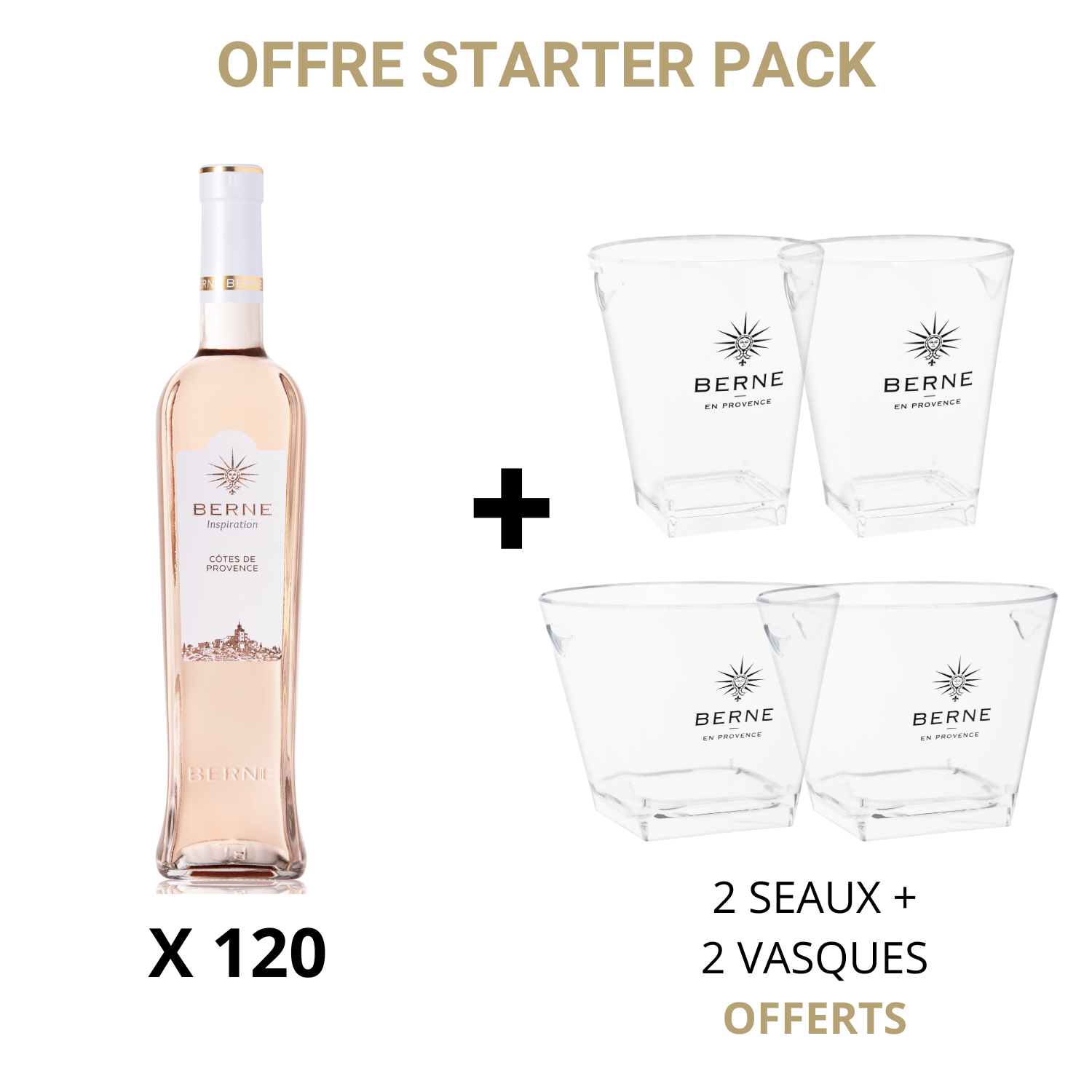 Vin Rosé 2023 AOP Côtes de Provence - STARTER PACK Inspiration
